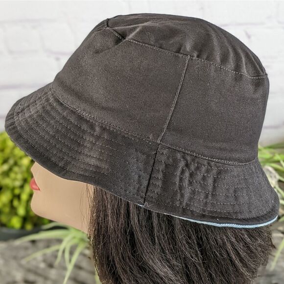 Rainbow Reversable Denim/Black Bucket Hat main image 6